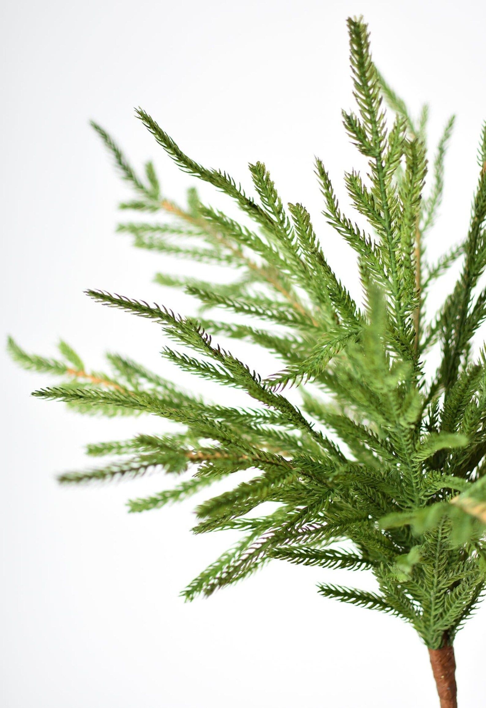 20 Faux Green Cypress Bush  Christmas Greenery Pine - Etsy | Etsy (US)