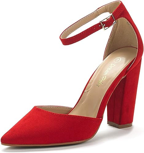 DREAM PAIRS Women's Coco Pointed Toe High Heels Pump Shoes | Amazon (US)