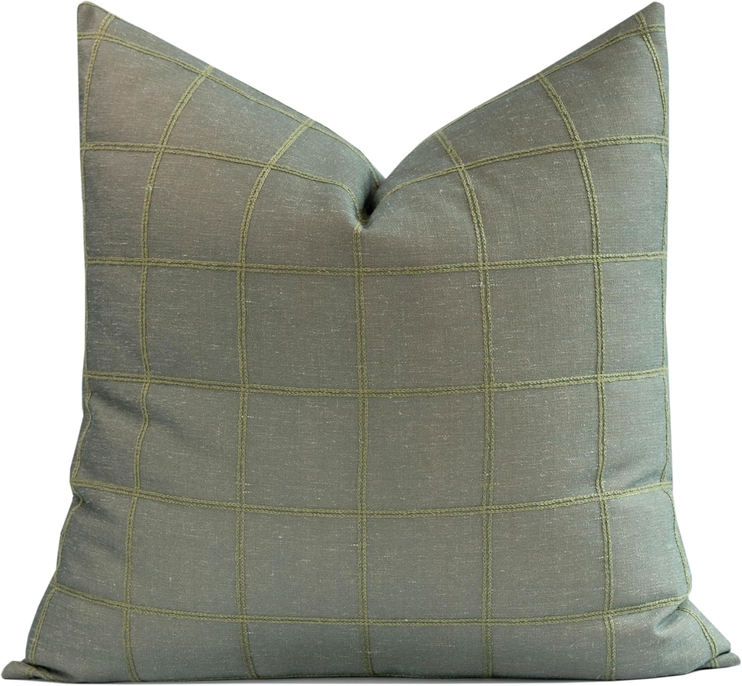 Crumbs Home Modern Farmhouse Fall Linen Indoor Outdoor Throw Pillow Cover Only, 22"x22" Water Rep... | Amazon (US)