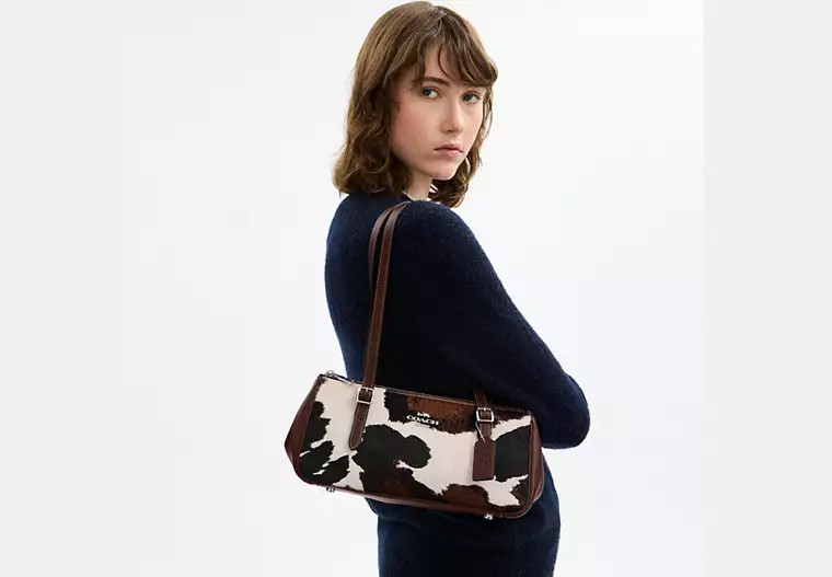 Asher Shoulder Bag With Cow Print | Coach Outlet US