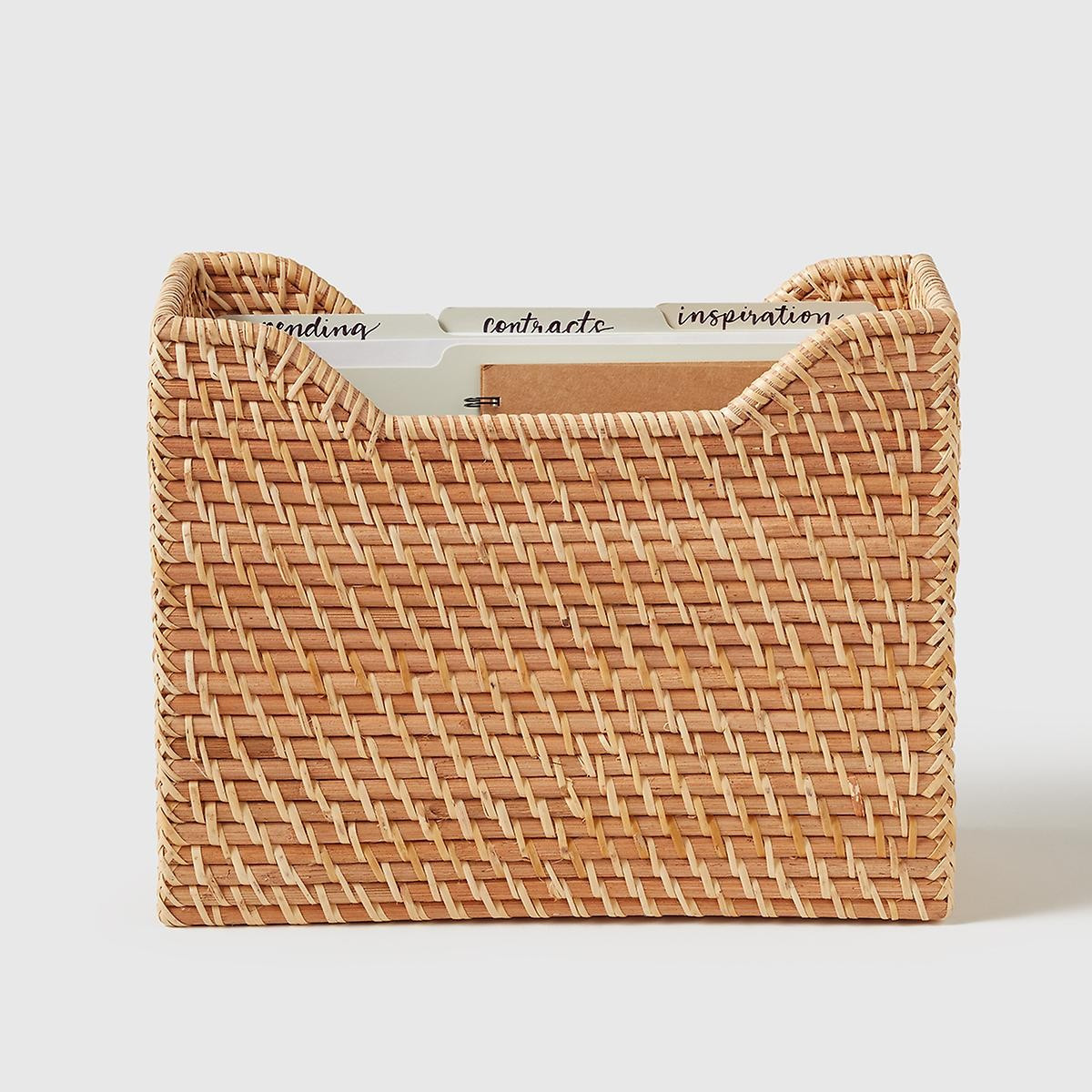 Marie Kondo Ori Rattan Multi-Purpose File | The Container Store