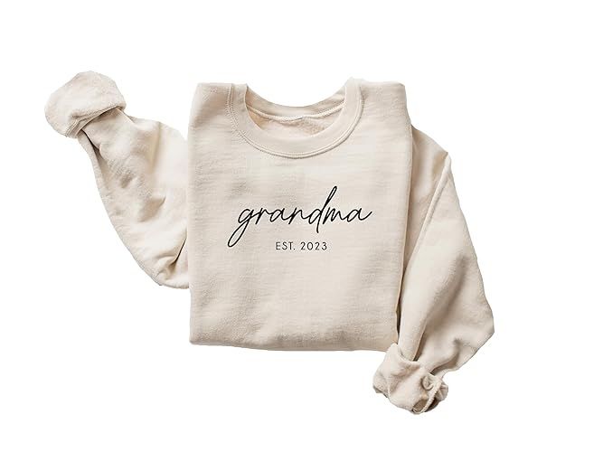 Up2ournecksinfabric Gift for Grandma - Grandma Sweatshirt - Custom Grandma Sweater - Christmas Gi... | Amazon (US)