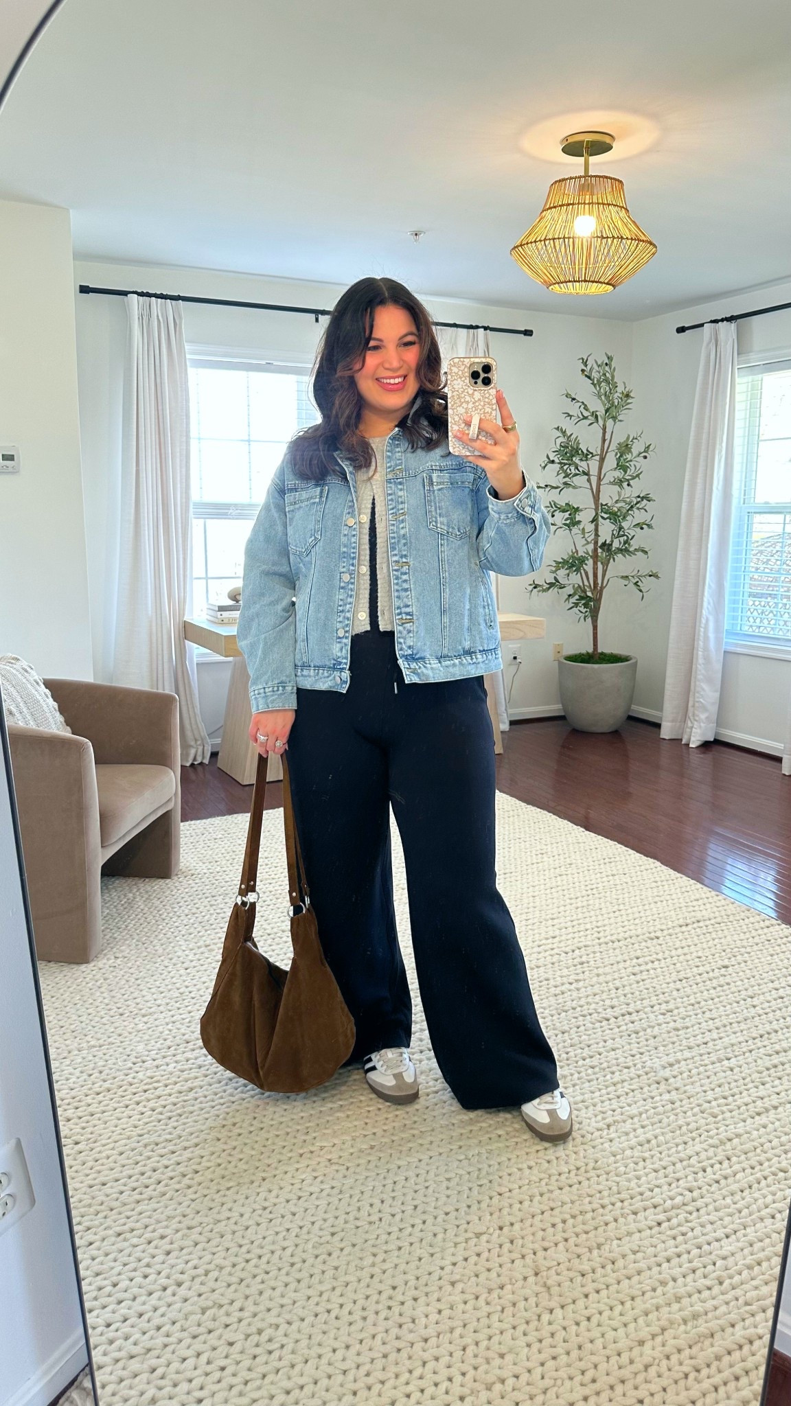 Midsize comfy casual spring outfit for everyday, running errands, or travel! I’ve always loved the Spanx airessentials set but this jumpsuit is EVEN BETTER! And it’s available in different lengths so it fits my long torso perfectly 👏 currently 20% off during the LTK spring sale along with my under garments.

Bralette / panties - xl
Jumpsuit - large tall
Cardigan - large
Denim jacket - xl
Sneakers - 9
Lip gloss - shade Italian soda

Midsize spring, spring outfit, spring style, spring fashion, casual outfit, casual style, travel outfit, spring, Spanx jumpsuit, midsize outfit, midsize style, tall woman fashion, tall woman style, Spanx, airessentials



#LTKMidsize #LTKSpringSale #LTKTravel