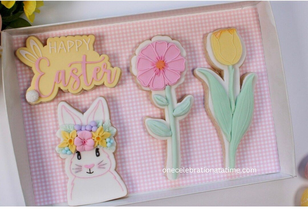 Easter Cookies, Easter Gifts, Easter Basket, Easter Cookies, Sugar Cookies, Fondant Cookies | Etsy (US)