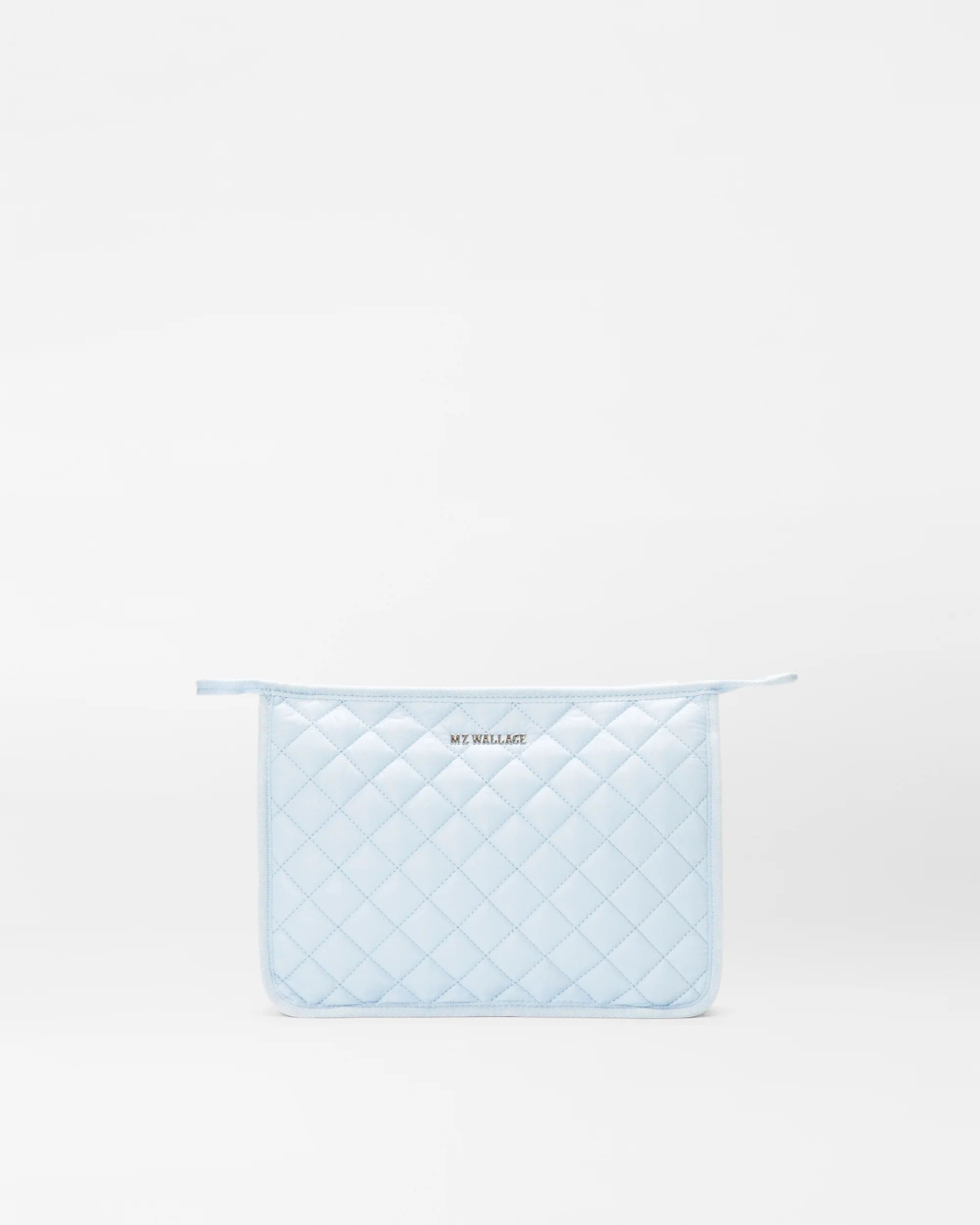 Crystal Blue Personalized Metro Clutch | MZ Wallace