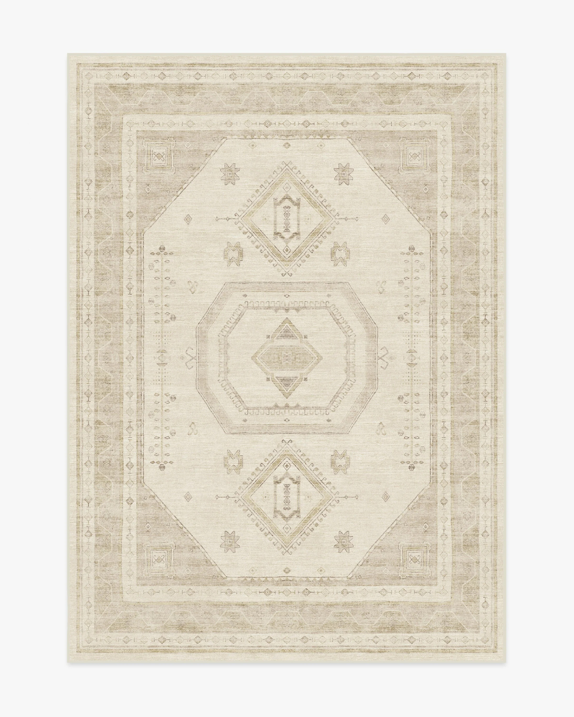 Shira Ivory & Natural Rug | Ruggable