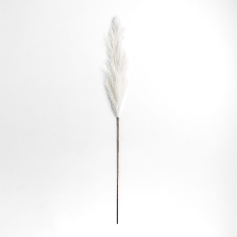 Artificial/Faux Ivory Tall Pampas Grass Decor 6' + Reviews | Crate & Barrel | Crate & Barrel