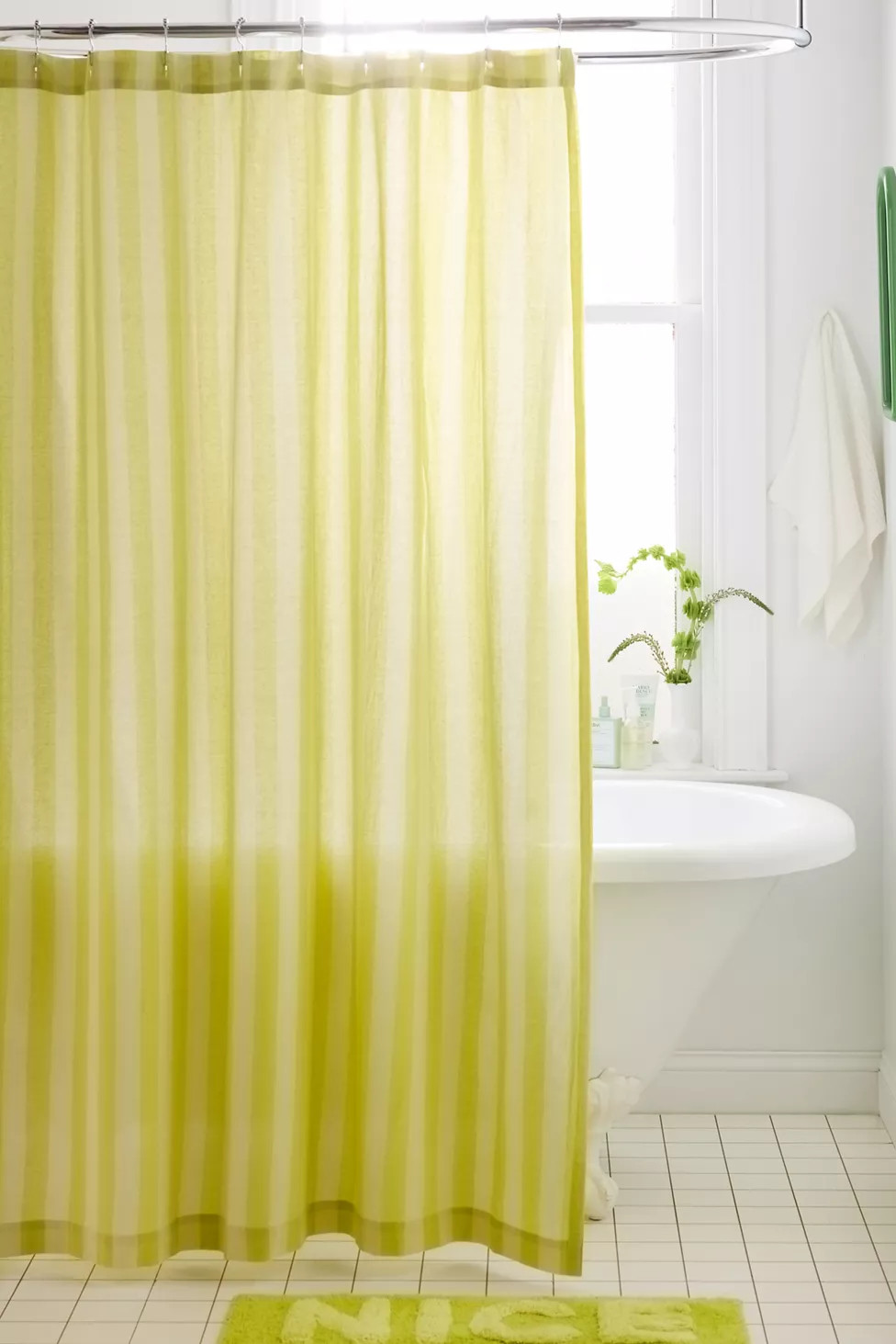 Awning Stripe Patterned Shower Curtain | Urban Outfitters (US and RoW)