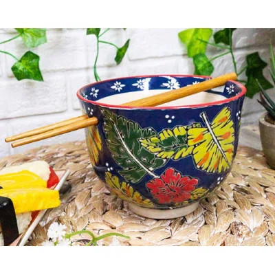 2 Piece Summer Leaves Bowl Set | Wayfair North America