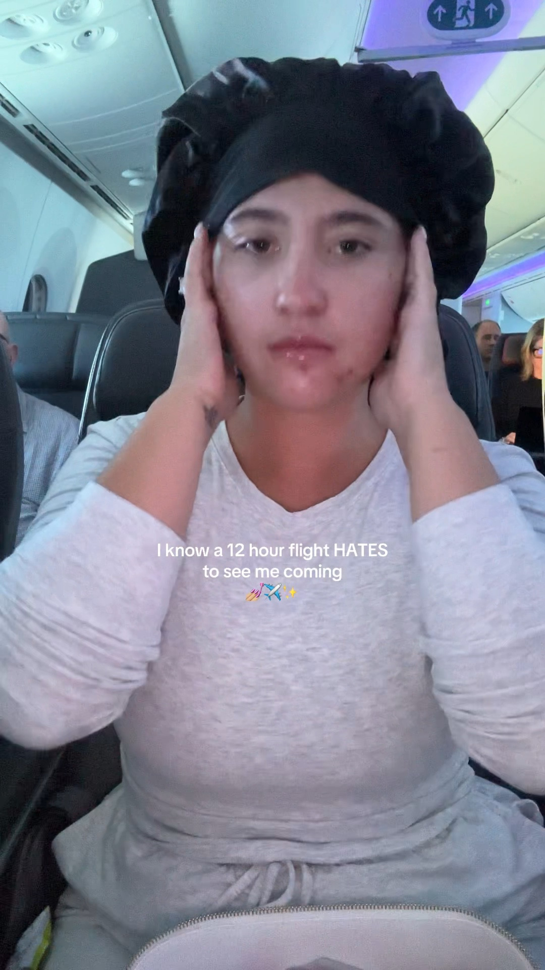 Airplane essentials for a 12 hour flight!

#travel #airplane 

#LTKTravel #LTKBeauty #LTKStyleTip