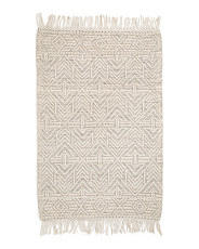 Hand Woven Textured Area Rug | TJ Maxx