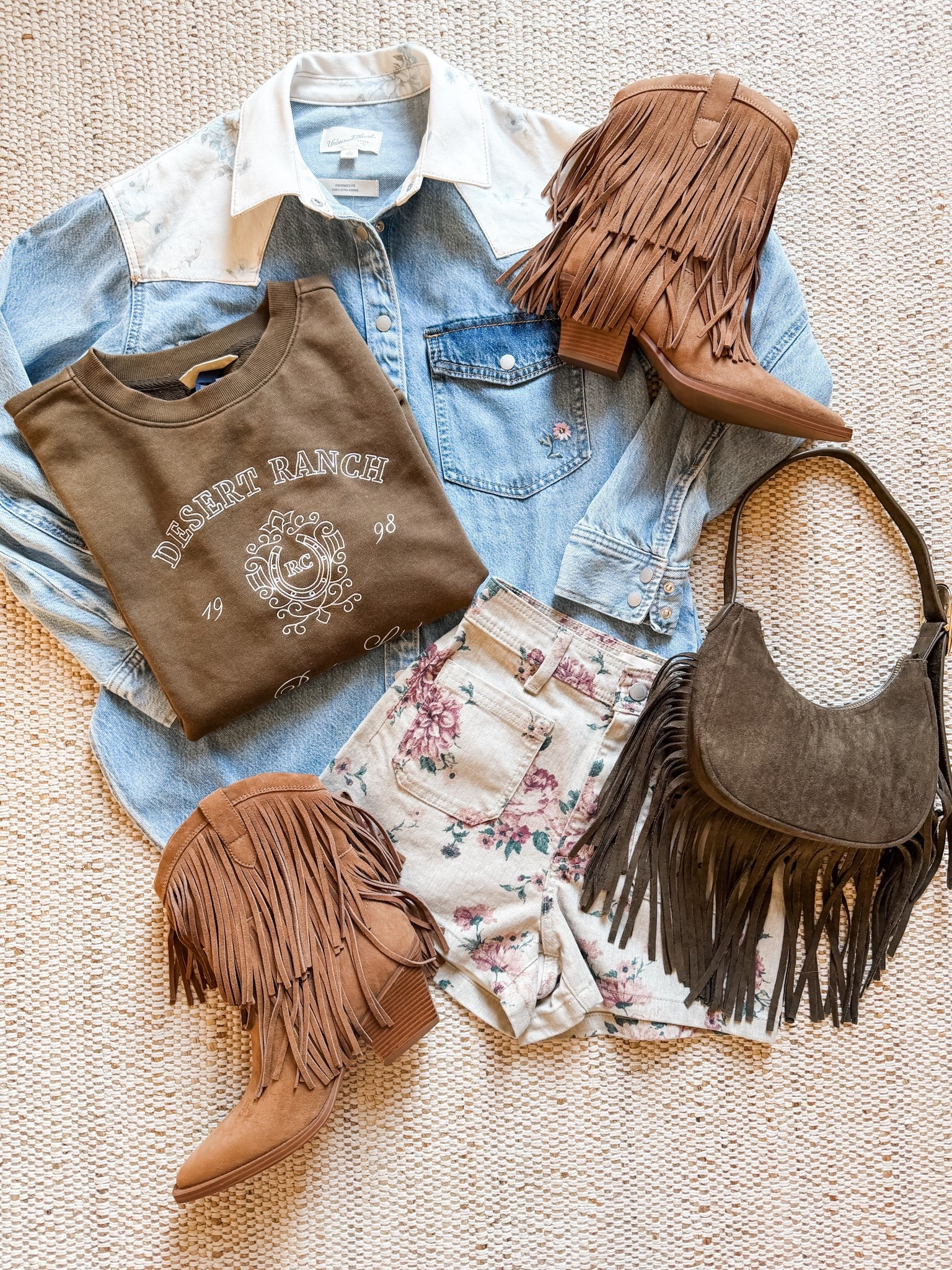 The western vibes at @Target  lately are too cute!
Denim top
Fringe boots and bag 

#LTKSeasonal #LTKootd
