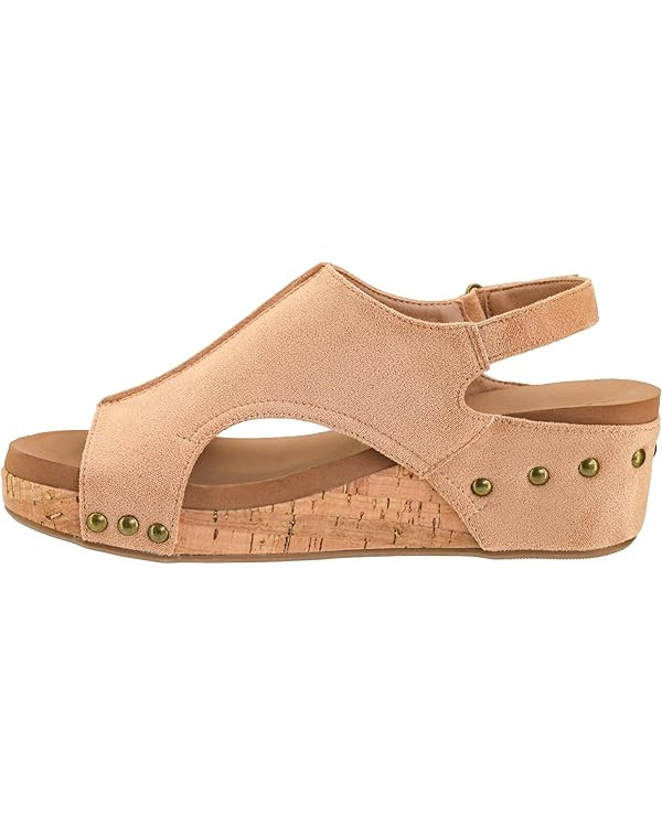 Corkys Footwear Volta Wedge - Chic Elegance Meets All-Year Comfort with a 2-Inch Cork Heel and Ma... | Amazon (US)