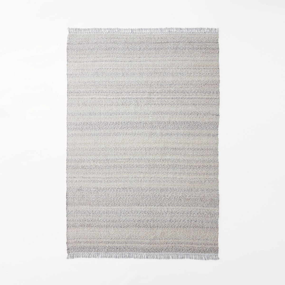 7'x10' Bayside Indoor/Outdoor Rug Heathered Gray - Threshold™ designed with Studio McGee: Hand... | Target