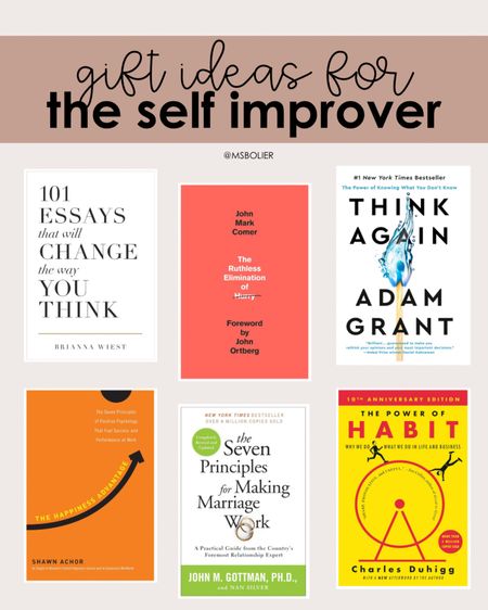 Gift ideas for the self improver! All great books!! 

#LTKGiftGuide #LTKHoliday #LTKCyberWeek