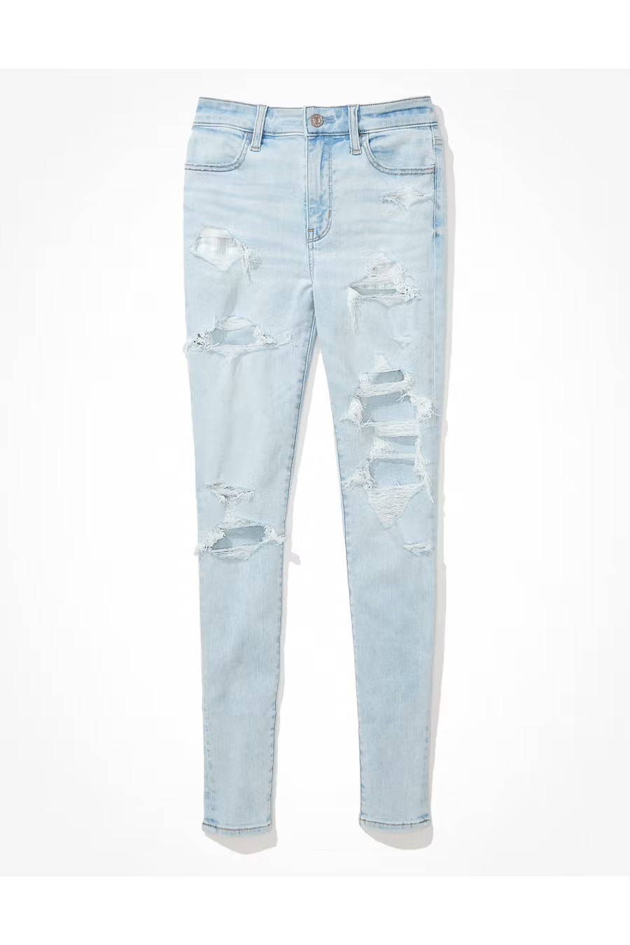 AE Ne(x)t Level Ripped Super High-Waisted Jegging | American Eagle Outfitters (US & CA)