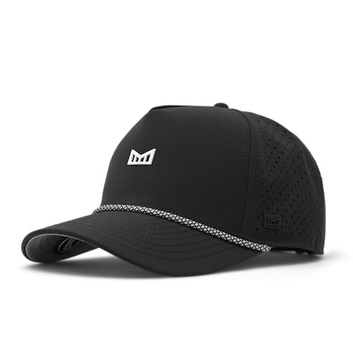 melin Odysea Rope Bulls Icon Hydro, Black, Trucker and Rope Hat, Performance Hat for Men & Women, Water-Resistant Fitted Baseball Cap, Medium-Large | Amazon (US)