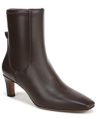 Franco Sarto Women's Tarrin Square Toe Zip Short Boots - Macy's | Macy's