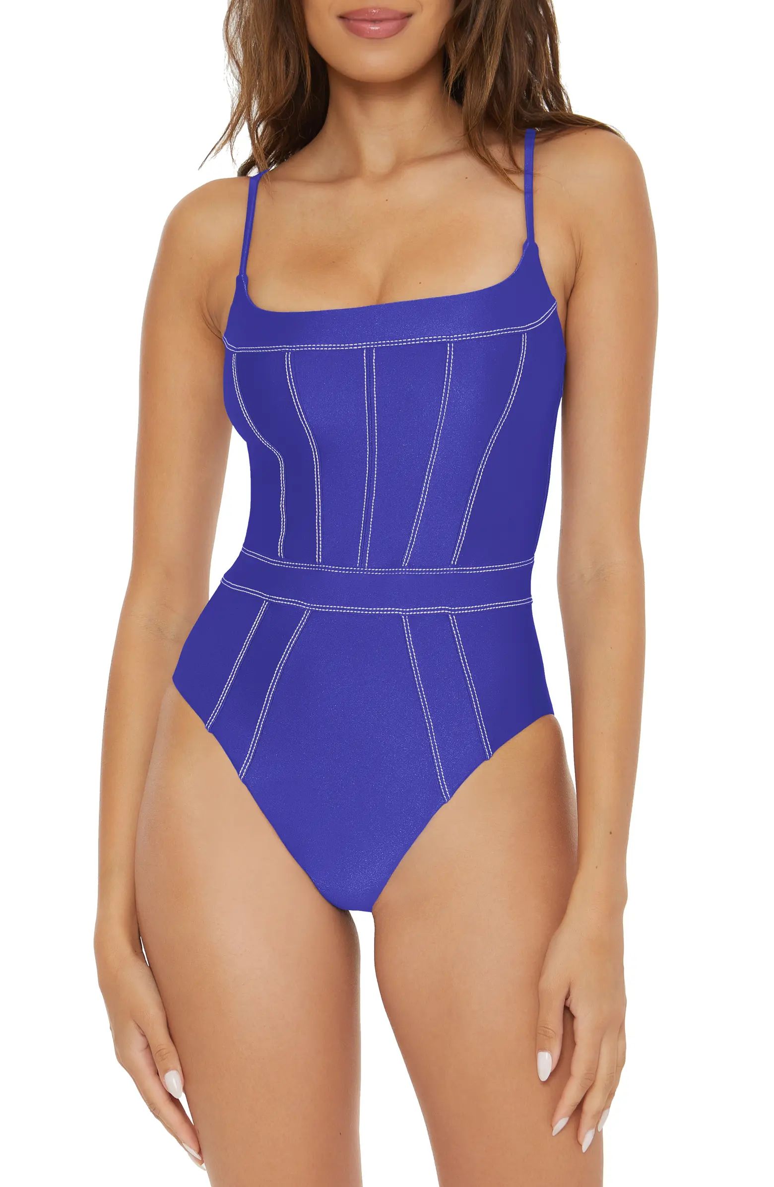 Color Sheen One-Piece Swimsuit | Nordstrom