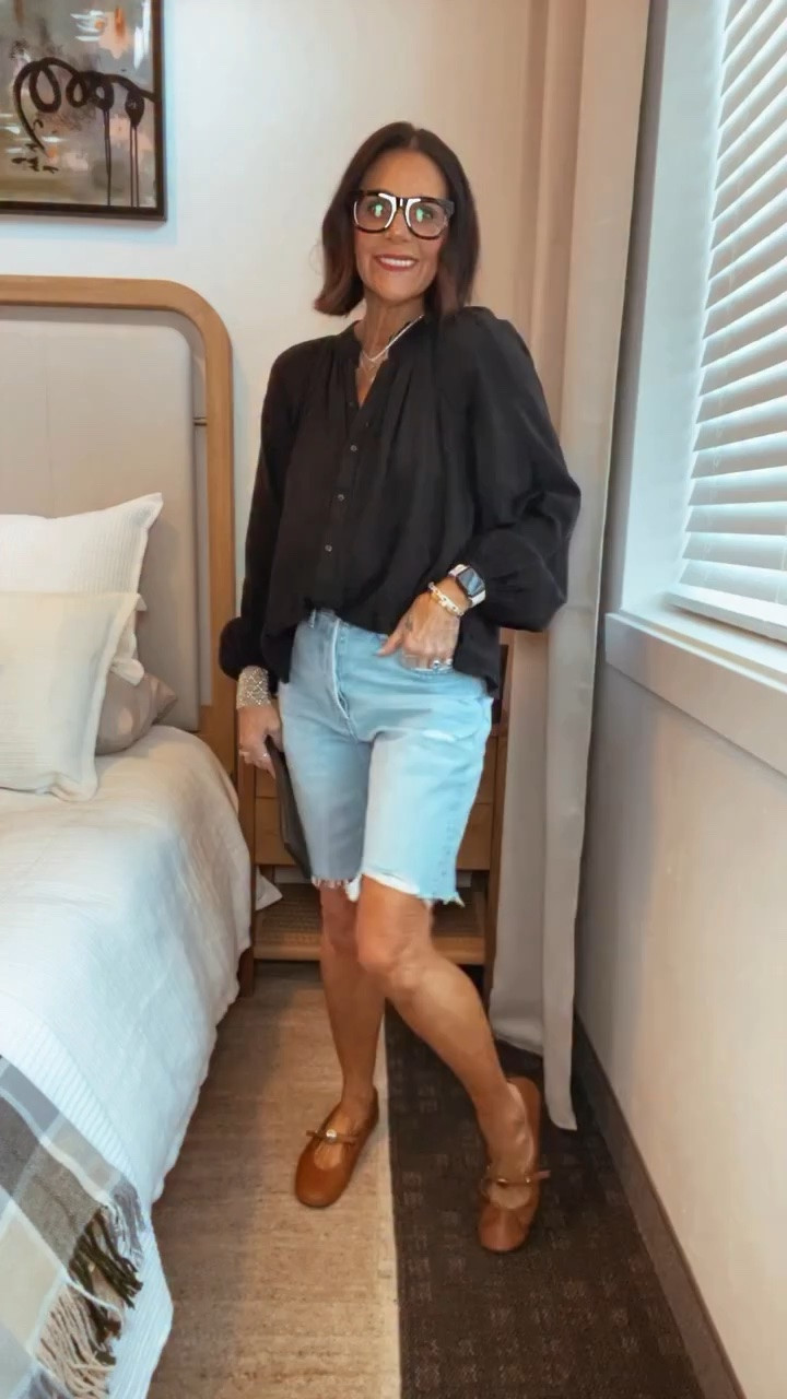 Wasn’t sure if I could embrace this trend but I’m definitely a fan now! 

There are so many chic and comfortable ways you can style a pair of jorts but this is my top 3.

#styleover60
#styleover60fashion 
#jortsstyling 
#stylingtrends 
#jortsinspiration

#LTKxMadewell #LTKdayinmylife #LTKootd