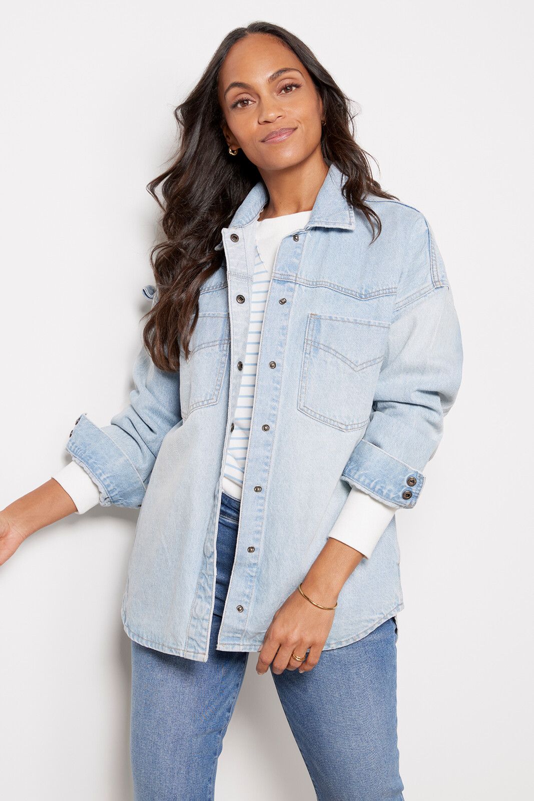 Mandy Denim Jacket | EVEREVE