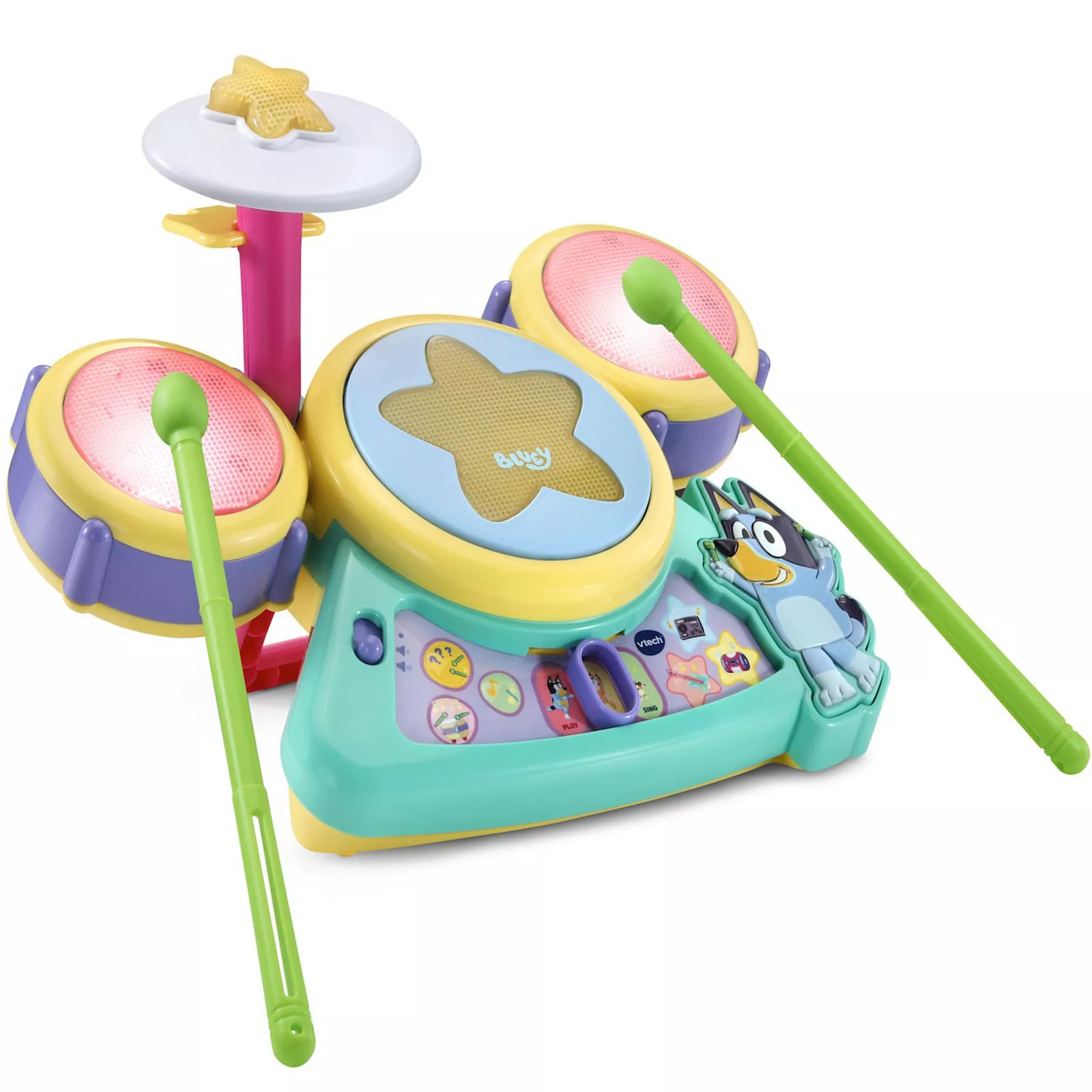VTech Bluey Hooray Drum Set, Multi | Kohl's