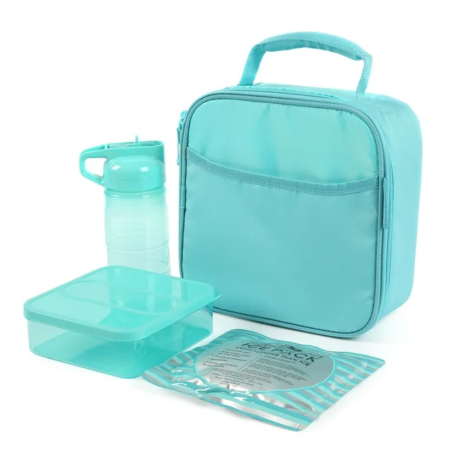 Arctic Zone Turquoise Lunchbox Combo, Includes food container, water bottle and ice pack | Walmart (US)