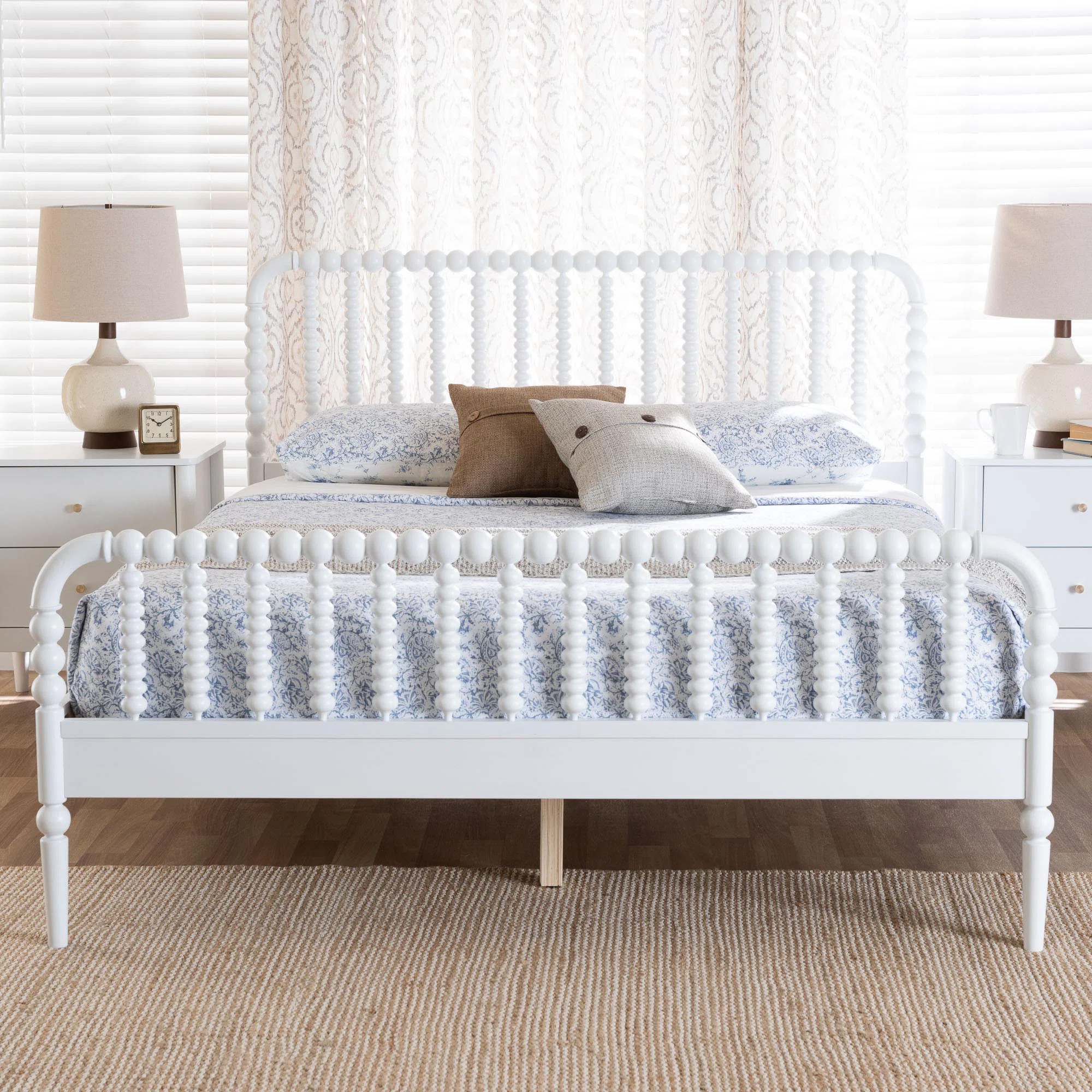 Lucera Mid-Century Bobbin Bed | Wayfair North America