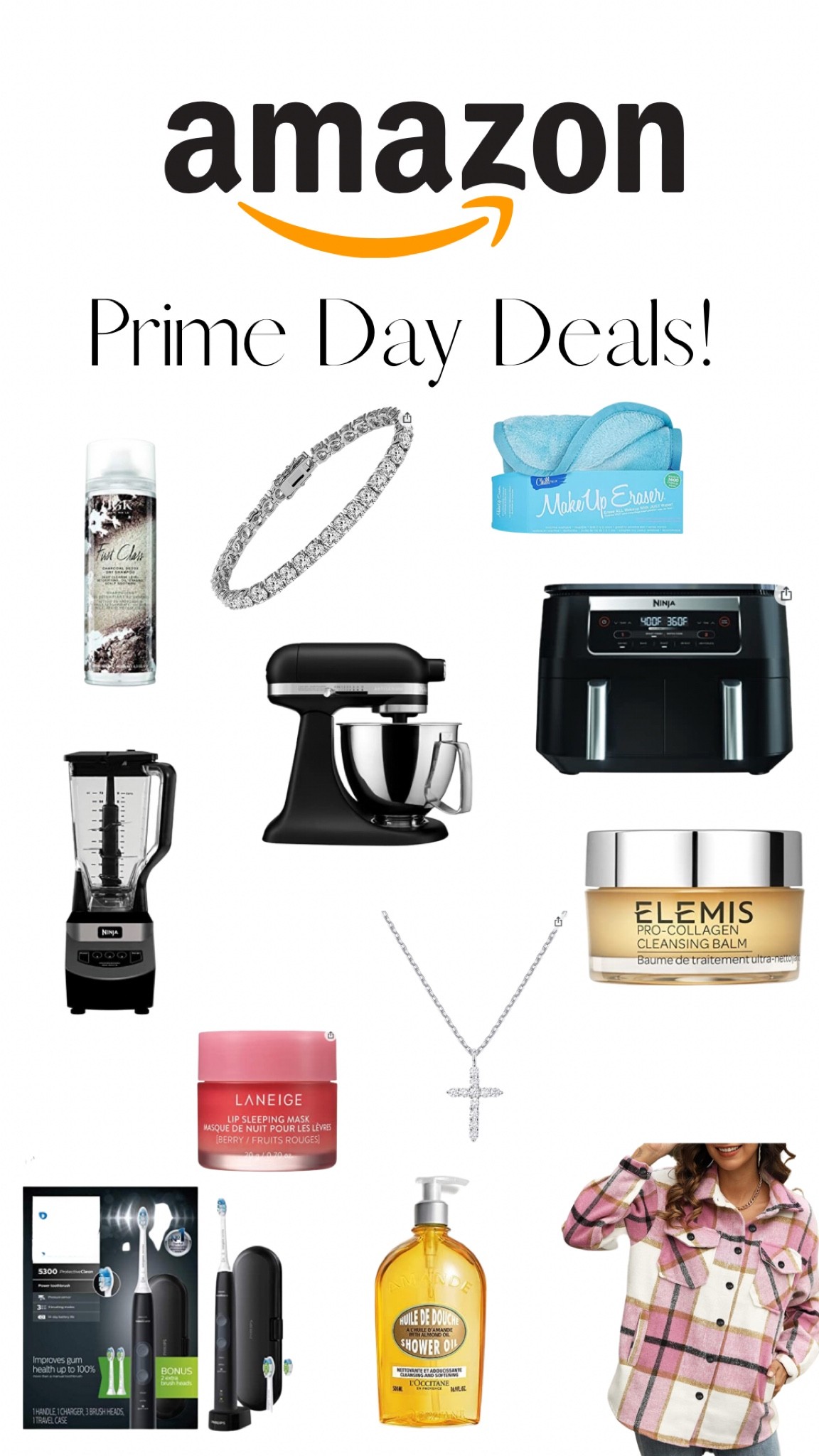 Practical Amazon Prime Day Deals! Appliances, affordable jewelry, skincare, hair care, must have flannel for Fall 

#LTKunder50 #LTKsalealert