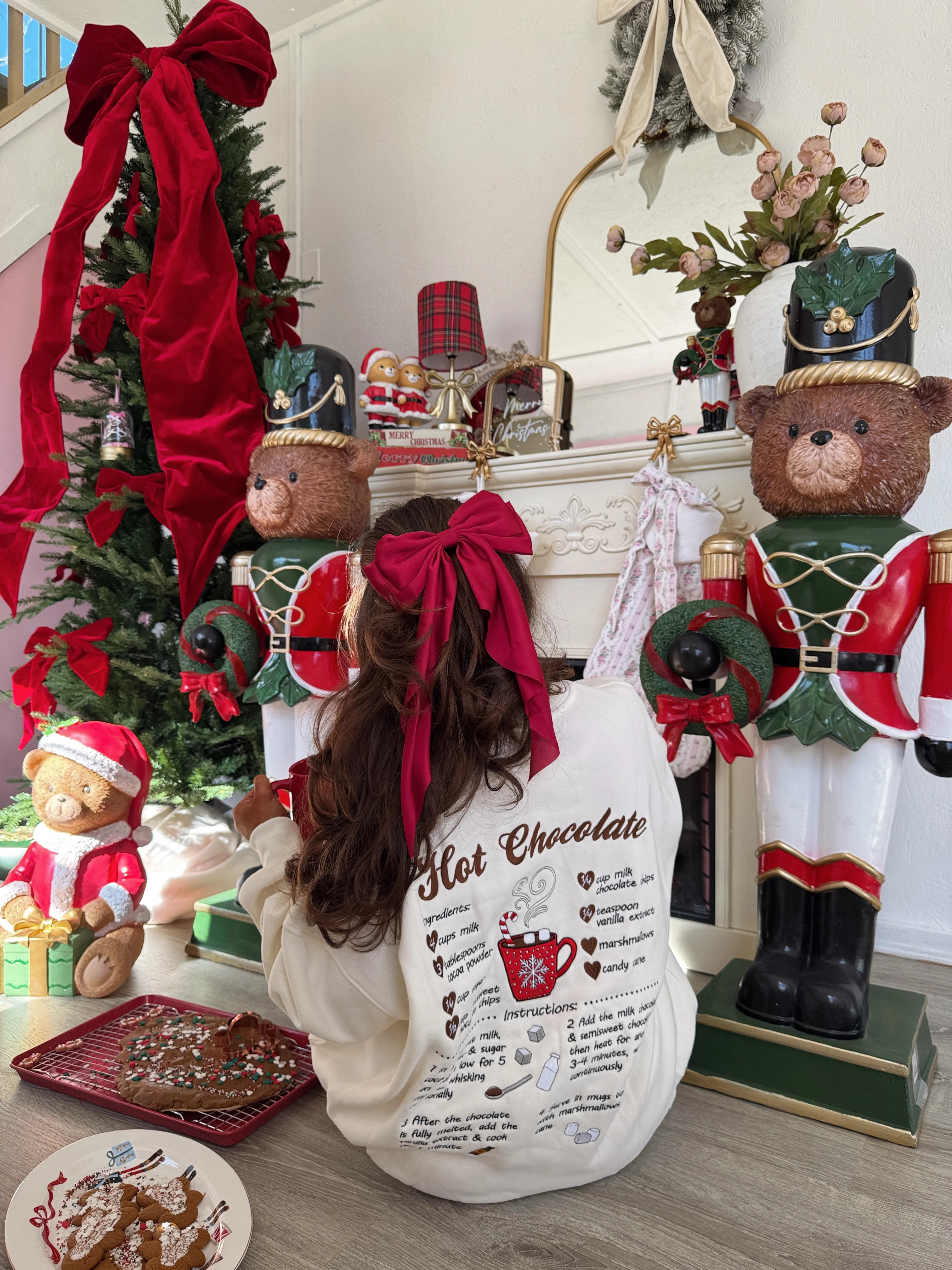 Hot Chocolate Recipe Crewneck (cream) | Shop Your Darling Style