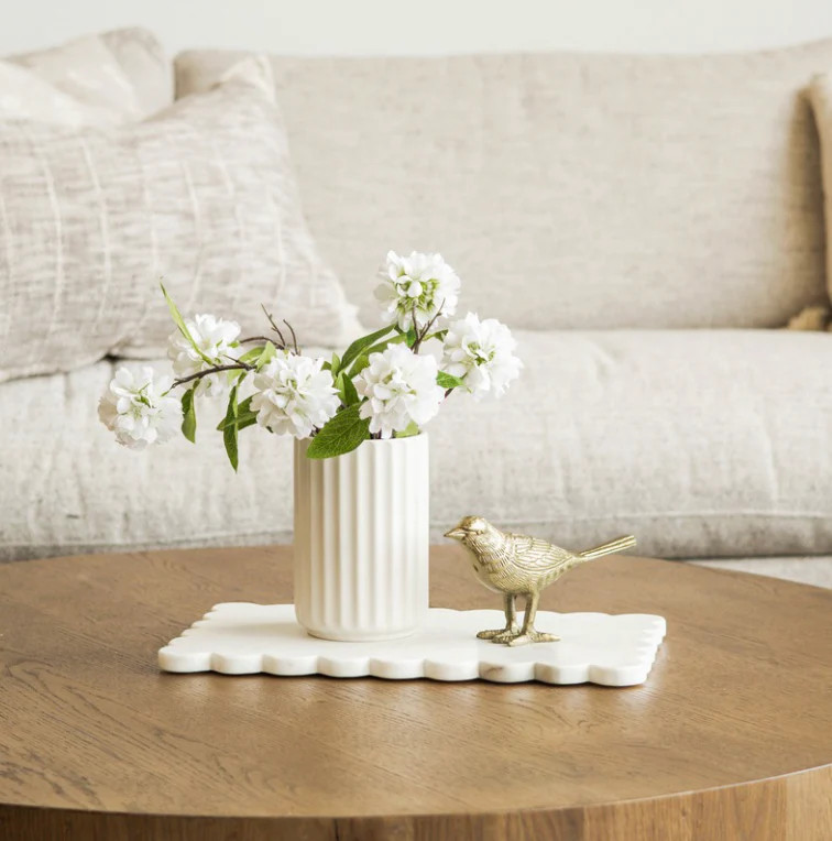 Scalloped Edge Marble Board | Eco Chic Home