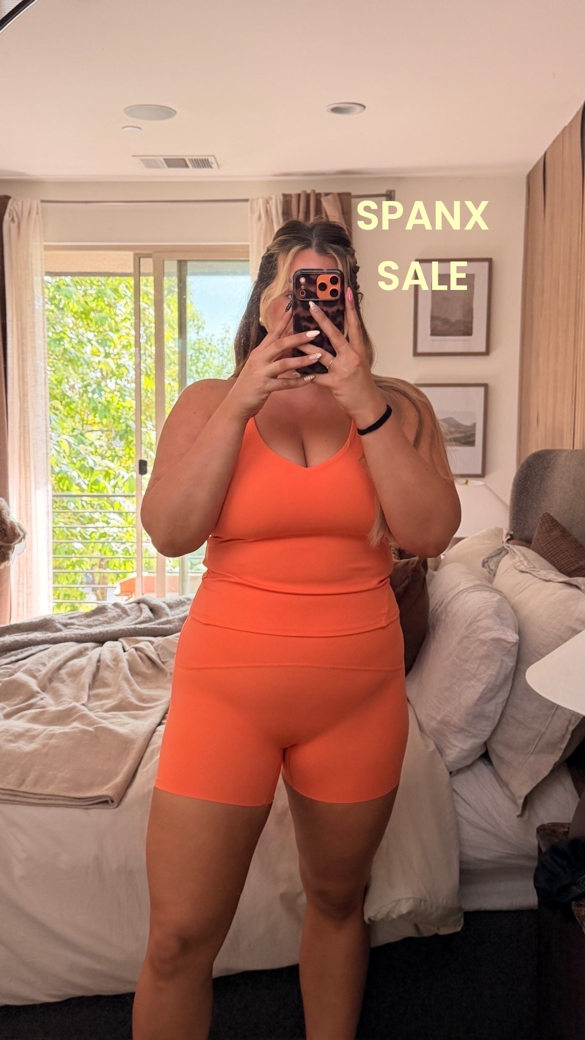 Spanx is 20% off today through the LTK app!! ⭐️ code vanezzxspanx might work for extra 

workout set of the day from spanx!! wearing an XL! Set is still available in other colors! 

Spanx sale, workout set, activewear, Vanessa Etheridge

#LTKActive #LTKMidsize #LTKSaleAlert