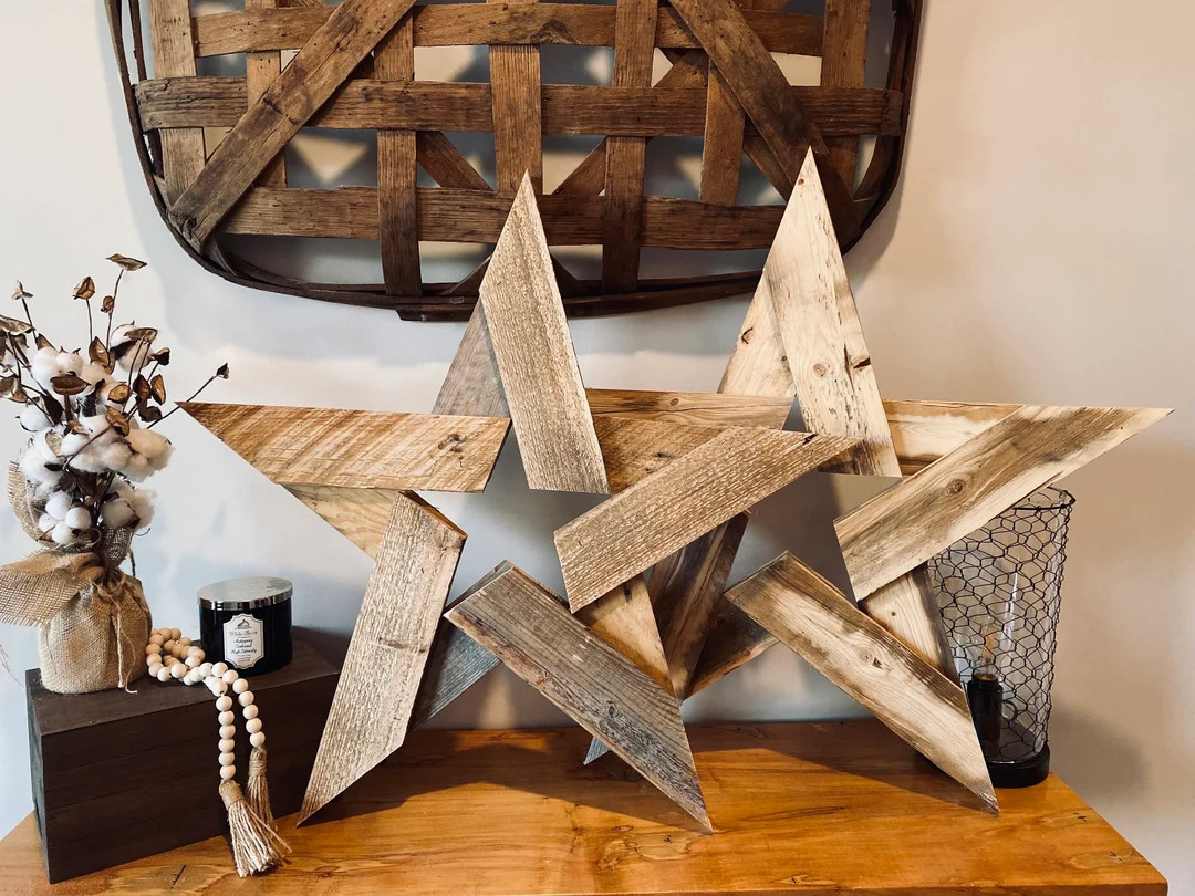 Rustic Wooden Star 30” | Etsy (US)