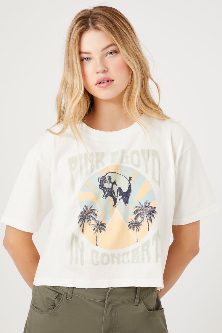 Pink Floyd Graphic Cropped Tee | Forever 21 (US)