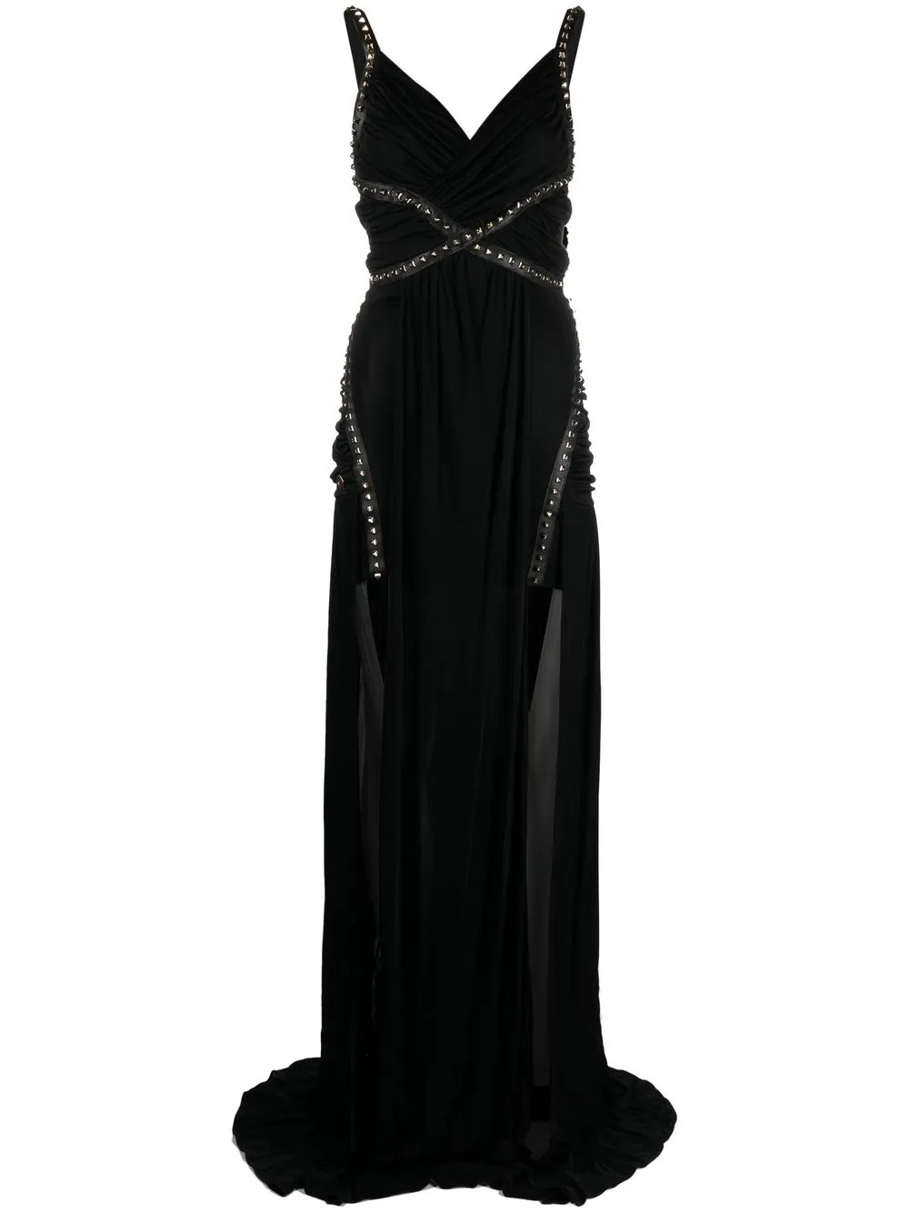 stud-detailed floor-length dress | Farfetch Global