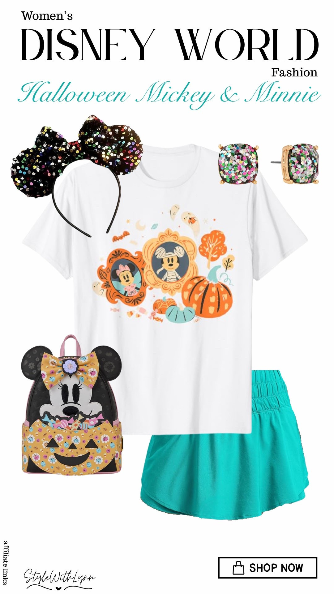 Your Halloween Disney day just got a whole lot cuter! The comfy graphic tee, vibrant athletic skirt, sparkly ears, festive Loungefly backpack, and glitter earrings create the ultimate look for Mickey's Not-So-Scary Halloween Party. 🧡🖤

If you're planning a fall Disney vacation, save this outfit inspiration now and shop every piece in my LTK before it sells out! 🍂👻

💛 Follow for more Disney World outfit ideas, Amazon fashion finds, Halloween park style, and affordable Disney-inspired looks.

#LTK #LTKStyle #LTKTravel #DisneyWorldOutfits #DisneyHalloween #MickeysNotSoScaryHalloweenParty #DisneyStyle #DisneyFashion #DisneyOutfitInspo #HalloweenDisney #MagicKingdomStyle #DisneyMom #DisneyBound #Loungefly #DisneyAccessories #ParkOutfit #AmazonFashion #ThemeParkStyle #FallDisneyStyle 

 #LTKootd #LTKmomlife #LTKTravel

#LTKSeasonal