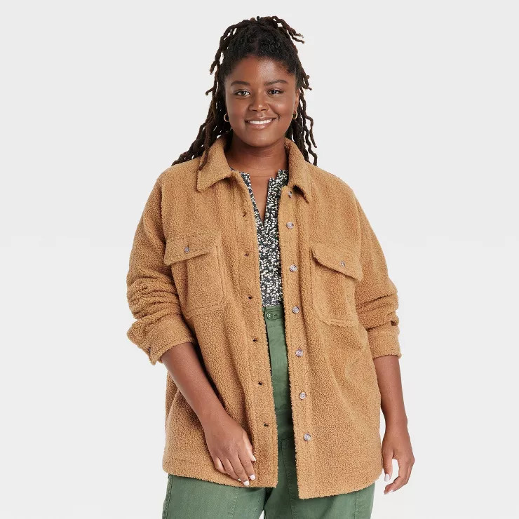 Women's Button-Down Shacket Blazer - Universal Thread™ | Target