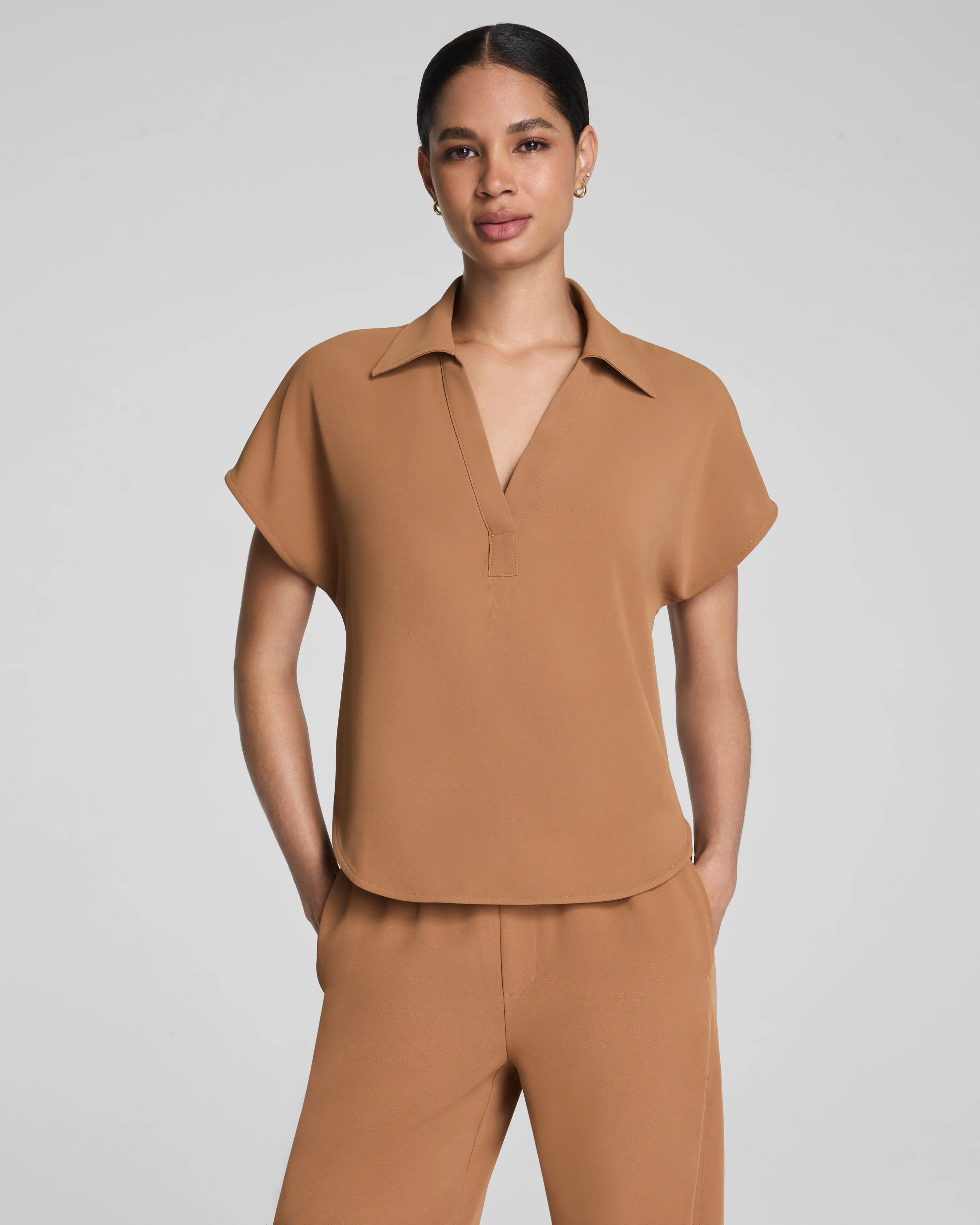 SPANX® CarryOn Collared Tee | Spanx