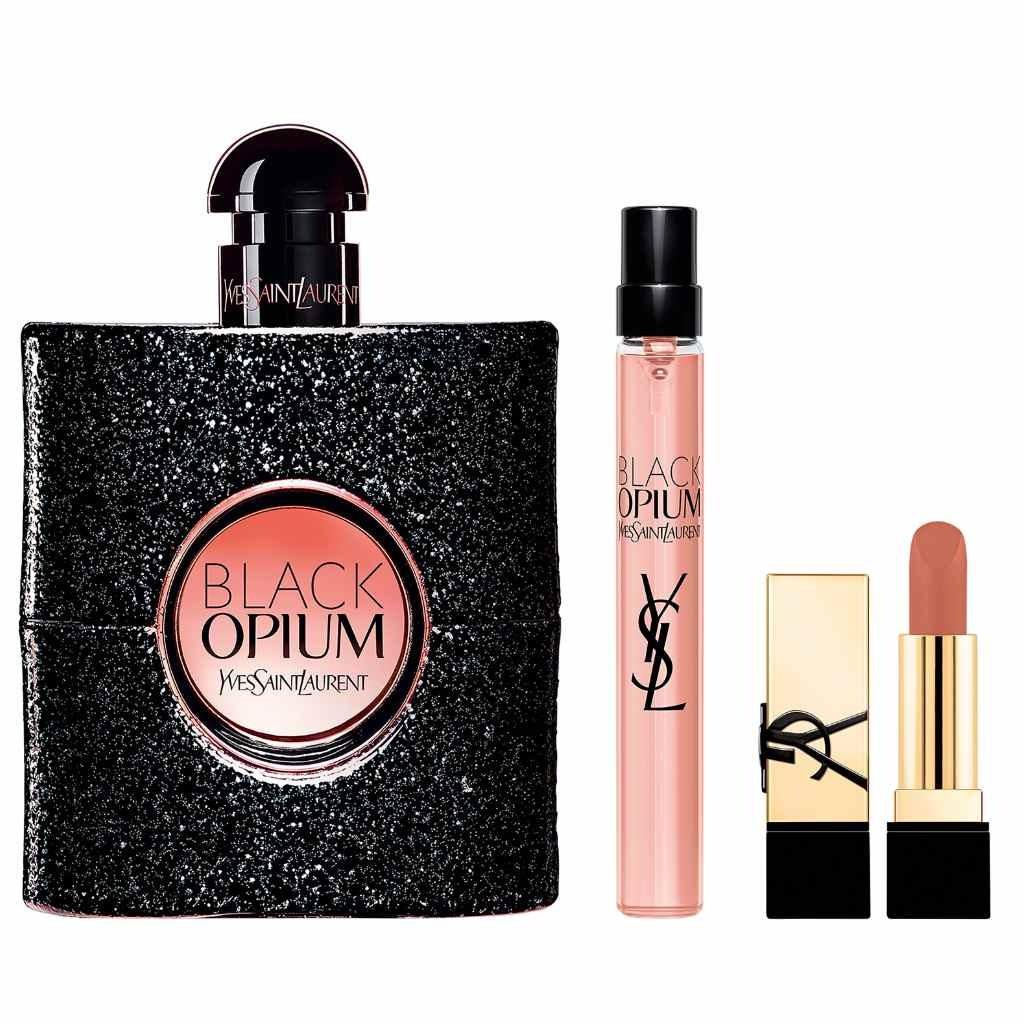 Yves Saint Laurent Ladies Black Opium 4pcs EDP Gift Set Fragrances 3614274285147 | Jomashop.com & JomaDeals.com
