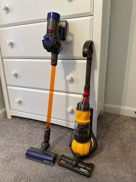 The kids toy Dyson vacuums!! They have had these for a while now but have recently become something all 3 kids (yes even my one year old) play with on a daily basis! It actually picks up a small amount of dirt too which makes them feel like they are really helping clean around the house! 
1st birthday gift | toddler gift | 

#LTKGiftGuide #LTKkids #LTKbaby