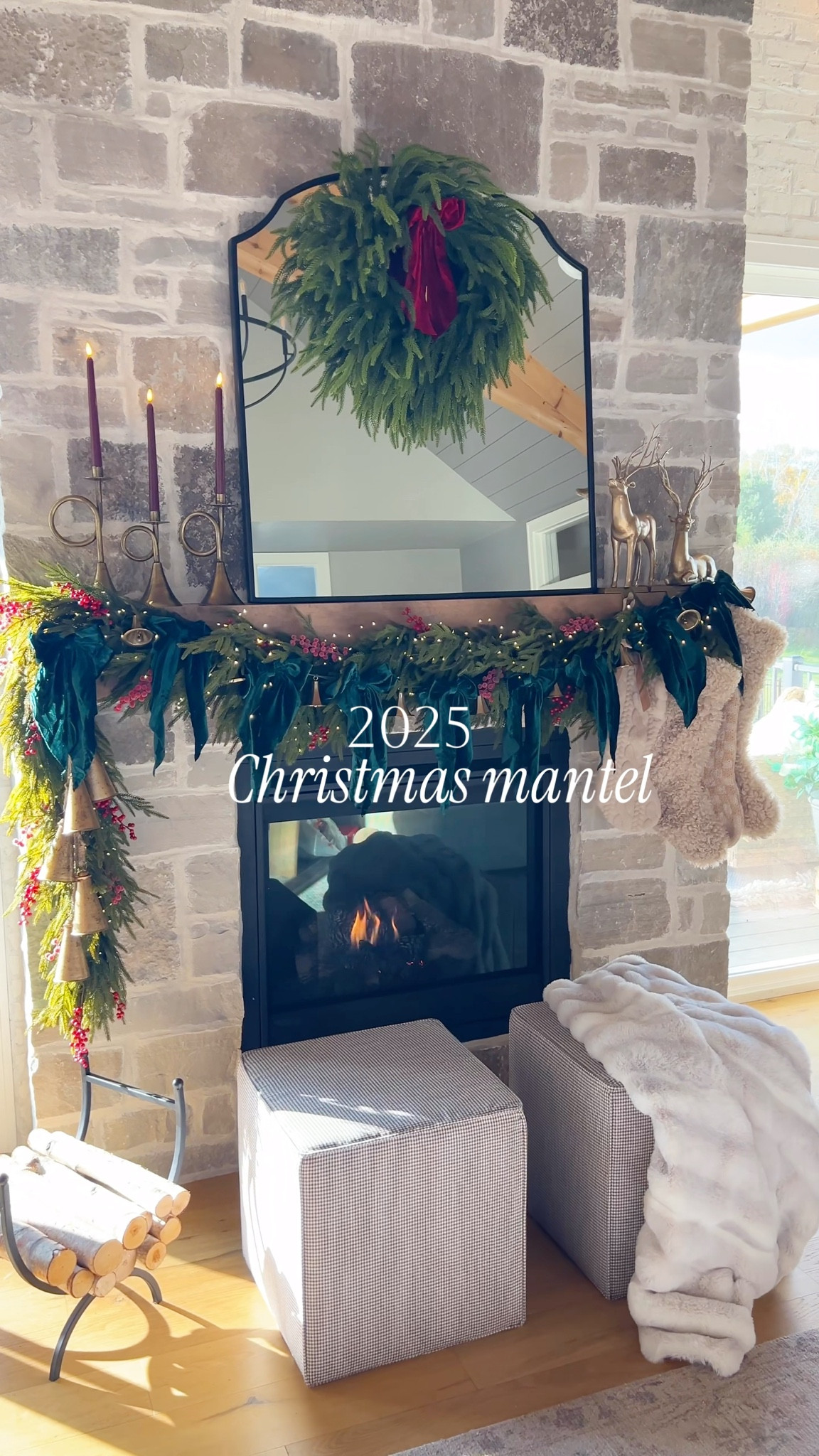Christmas mantel decor! Linked everything I used below! I used 2 garlands and the stems I broke up into 5 little stems each so you only need to buy a few each! 

Christmas garland 
Christmas decor 
Mantel decor 
Mantle decor 

#LTKHome #LTKSeasonal #LTKHoliday