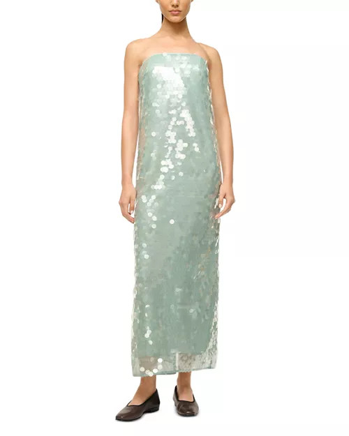 STAUD Casey Paillette Strapless Dress  | Bloomingdale's Women | Bloomingdale's (US)