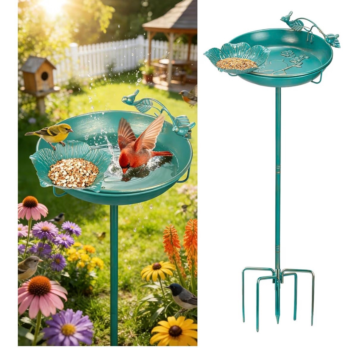 #birdbath #birdfeeder #birds #wildbitds #garden #gift