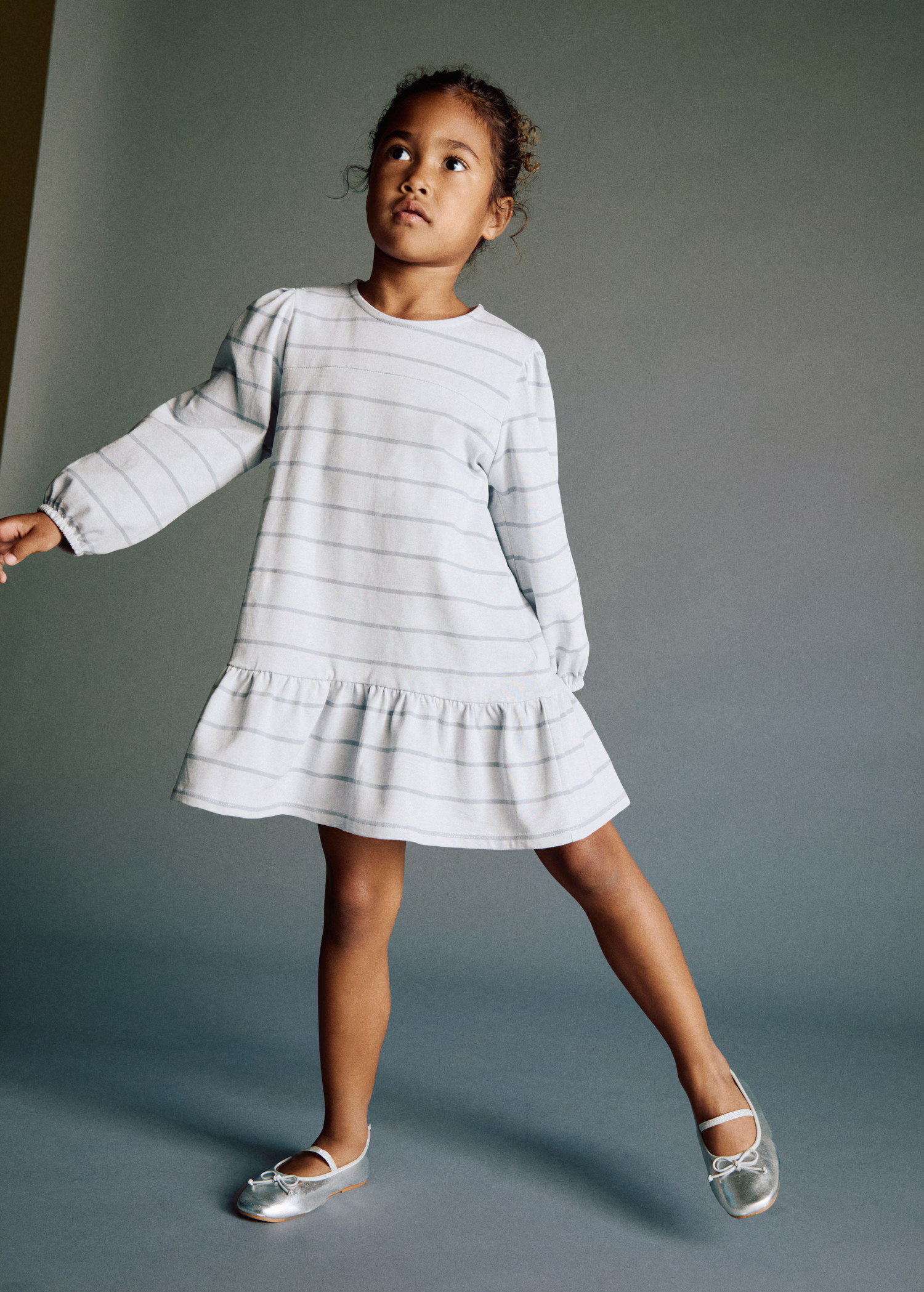 Striped cotton-blend dress | Mango (US/MX/AU)