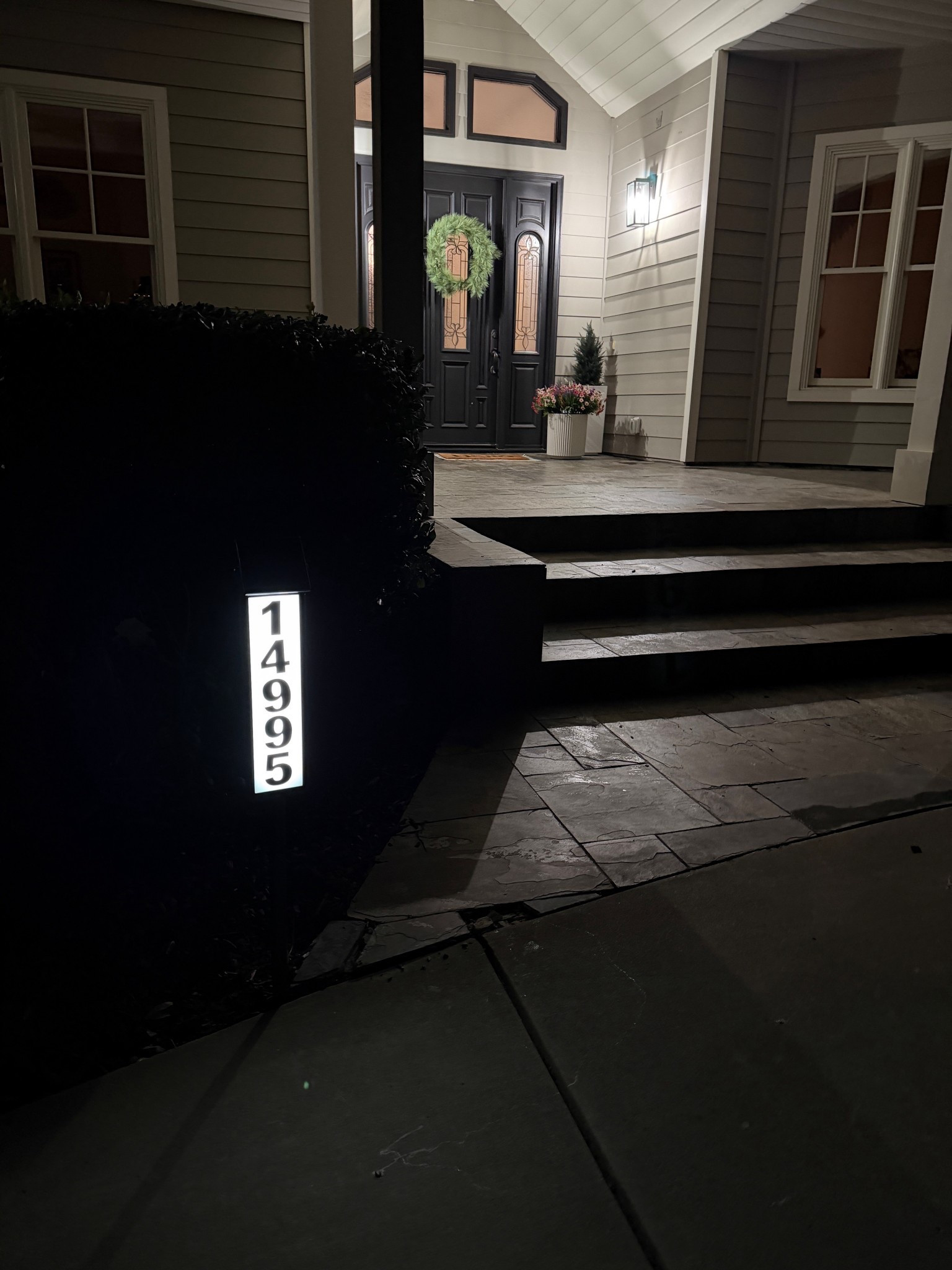Keep your address easily visible at night with this solar-powered LED sign! 

#LTKHome