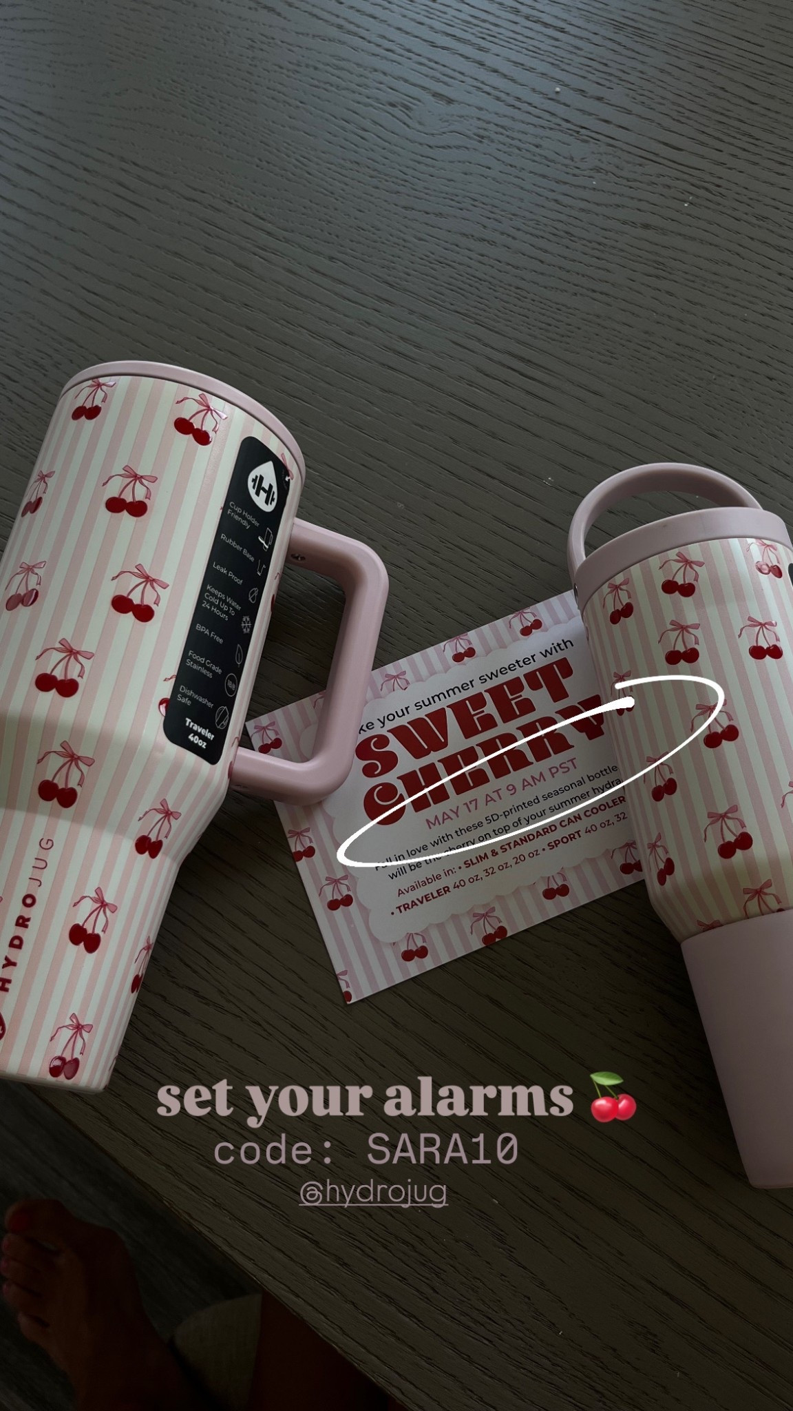 🍒 SWEET CHERRY 🍒 is live!
the ultimate leak proof cup that comes in so many sizes from 14oz-40oz! 
My code SARA10 saves you 10% off your purchase! 

#LTKActive #LTKGiftGuide #LTKSeasonal