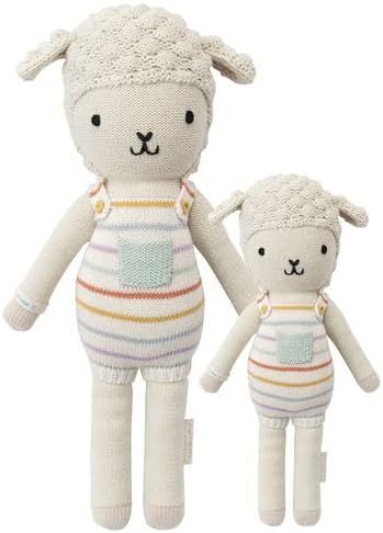 Amazon.com: cuddle + kind Avery The Lamb Little 13" Hand-Knit Doll – 1 Doll = 10 Meals, Fair Tr... | Amazon (US)