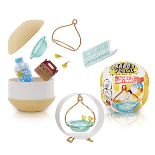 MGA's Miniverse Make It Mini Lifestyle Home Series 1 Collectibles, Mystery Blind Packaging, DIY Crafts, Resin Play, Replica Items, Mini Plants, Birdhouses, Bouquets Collectors, 8+ | Amazon (US)