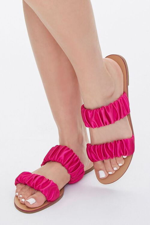 Satin-Strap Flat Sandals | Forever 21 (US)