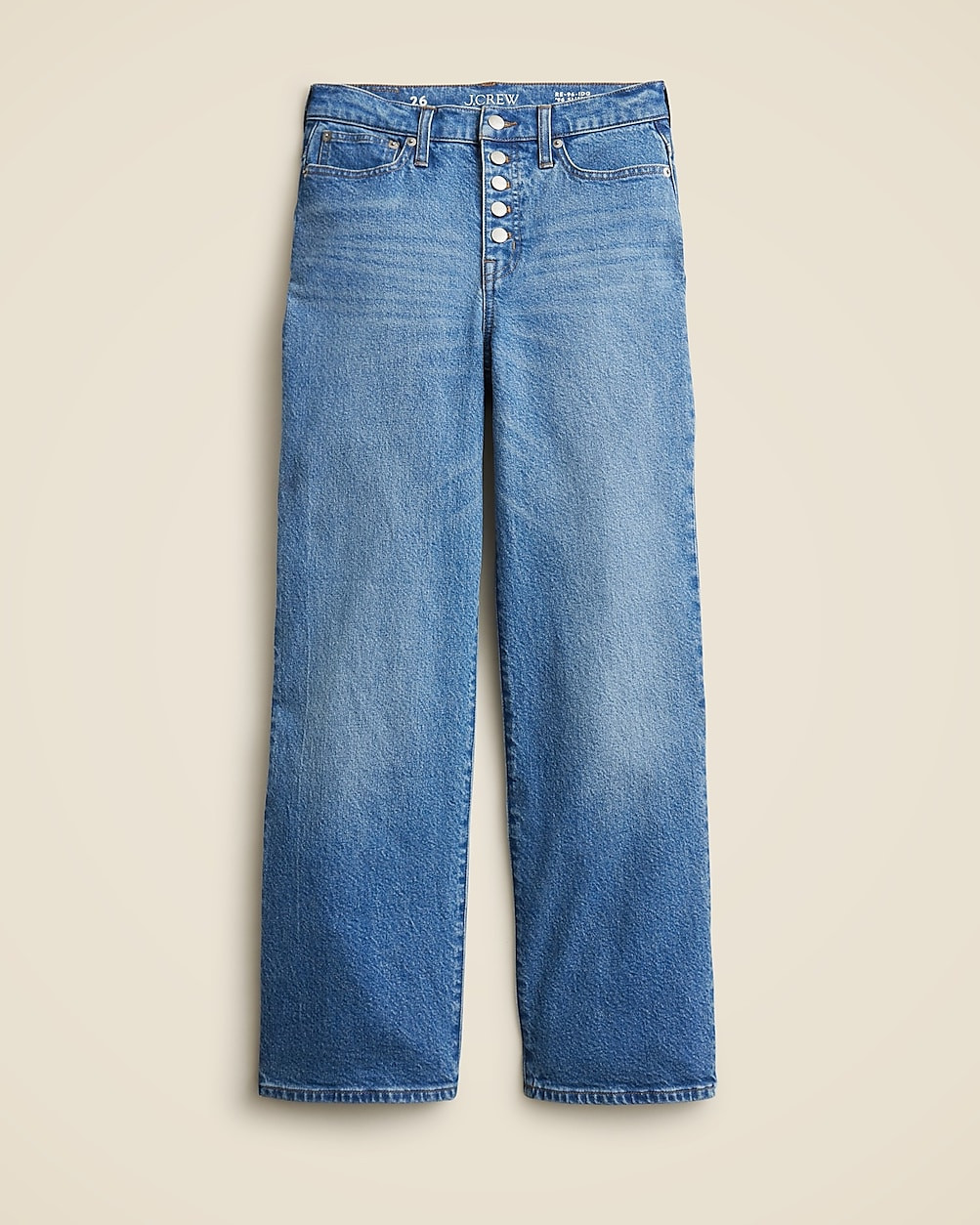 Slim-wide jean with button-fly | J. Crew US